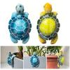 Whimsical Tortoises Figurine Planter, Resin Hanging Garden Outdoor Accent Ornaments for Pots and Home Decoration Garden
