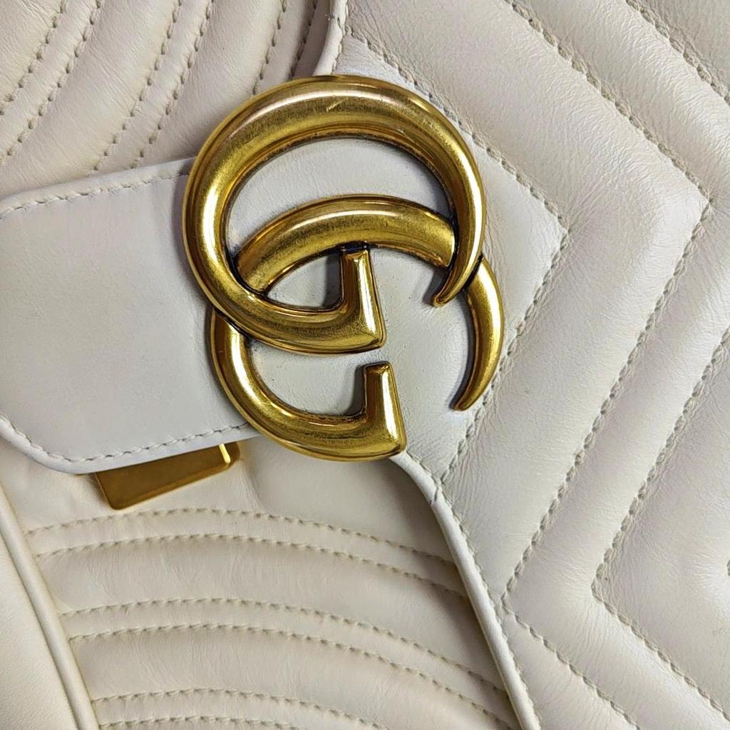 [Pre-Owned] GG Marmont Double G Logo Chain Shoulder Bag - Very Good #FRMCDS