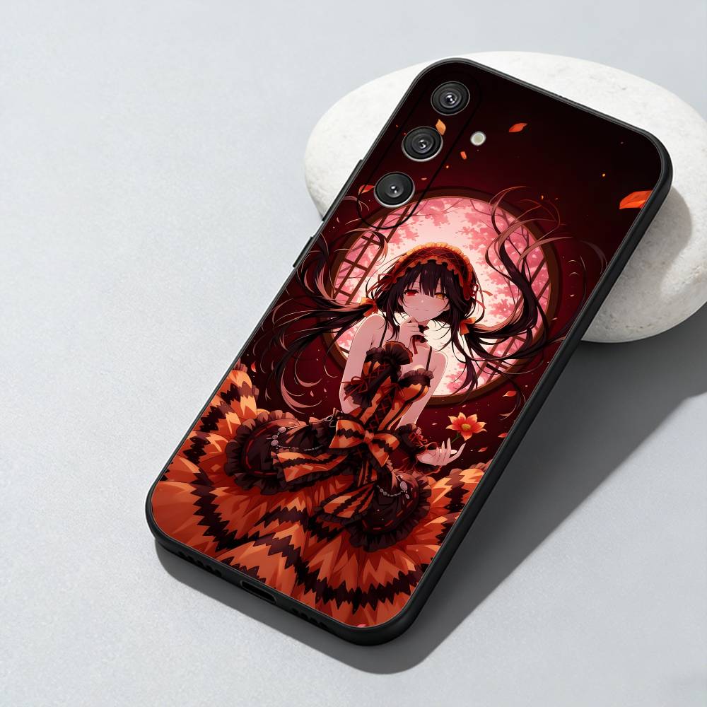

Kurumi Form Anime DLA Phone Case For Samsung Galaxy A73,A72,A71,A70,A52,A51 Others Soft Black Cover Samsung a32 5g