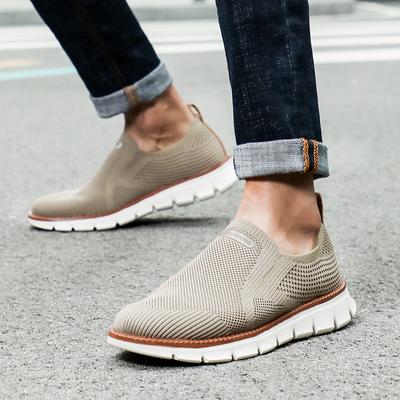 New Men 'S Mesh Casual Shoes Summer Outdoor Sports Fitness Sneakers Fashion Lightweight Breathable Soft -Soled Shoes Big Size