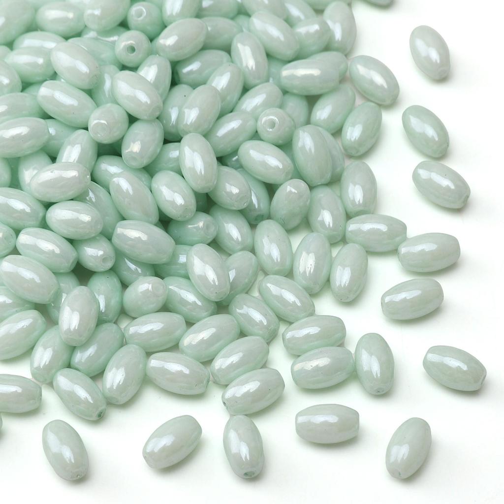 Domestic Glass Solid Color Cream Baked Paint Seed Beads for DIY 52 Pcs