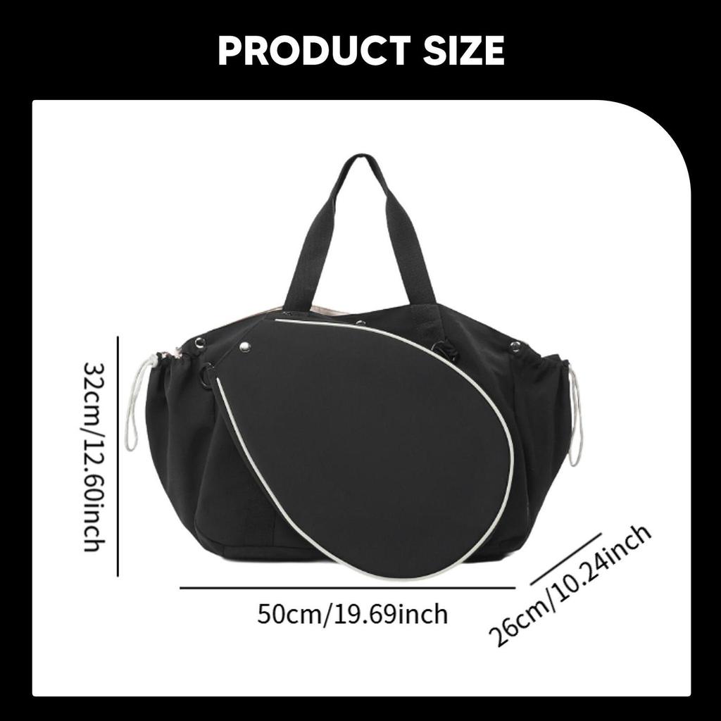 , Badminton Racket Bag, Accessory Case, And Lightweight Material, Ideal