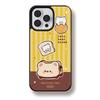 Zhitai Frosted Black Frame Case for iPhone 16 Pro, Cartoon Design, Also Fits iPhone 14 Pro Max