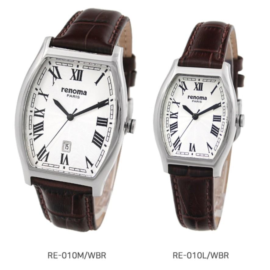 [RENOMA] RENOMA Roman Numerals Men's Leather Watch RE010