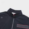 Fila Golf Series Solid Color Stand Collar Elite Knitted Jacket Men Jackets Navy-Blue A11M415502F-NV