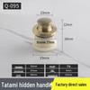 Japanese Tatami Modern Invisible Drawer with Built-in Rotary Handle