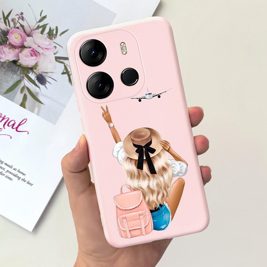 For Tecno Spark GO 2023 Case Stylish Fashion Soft Silicone TPU Housing Capa For Tecno Pop 7 Pro Pop7 Coque Pop7 BF6 BF7 Bumper