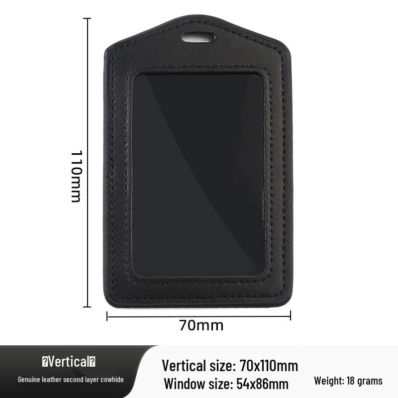 Genuine Leather Card Holder for ID & Documents