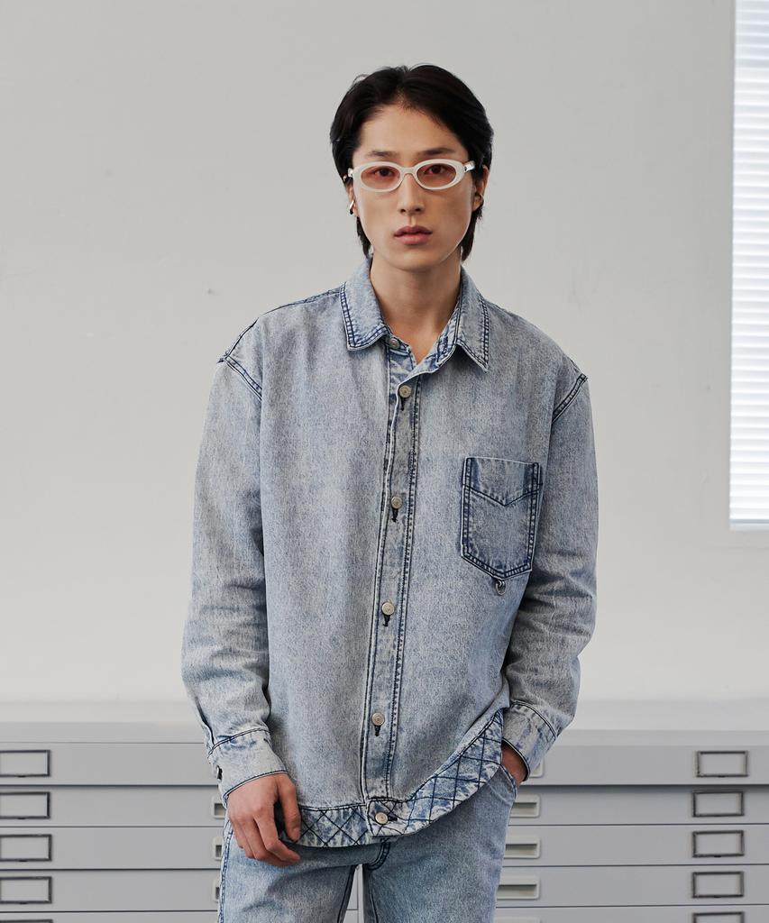 DEMADEN Napalaka Denim Shirt Ice