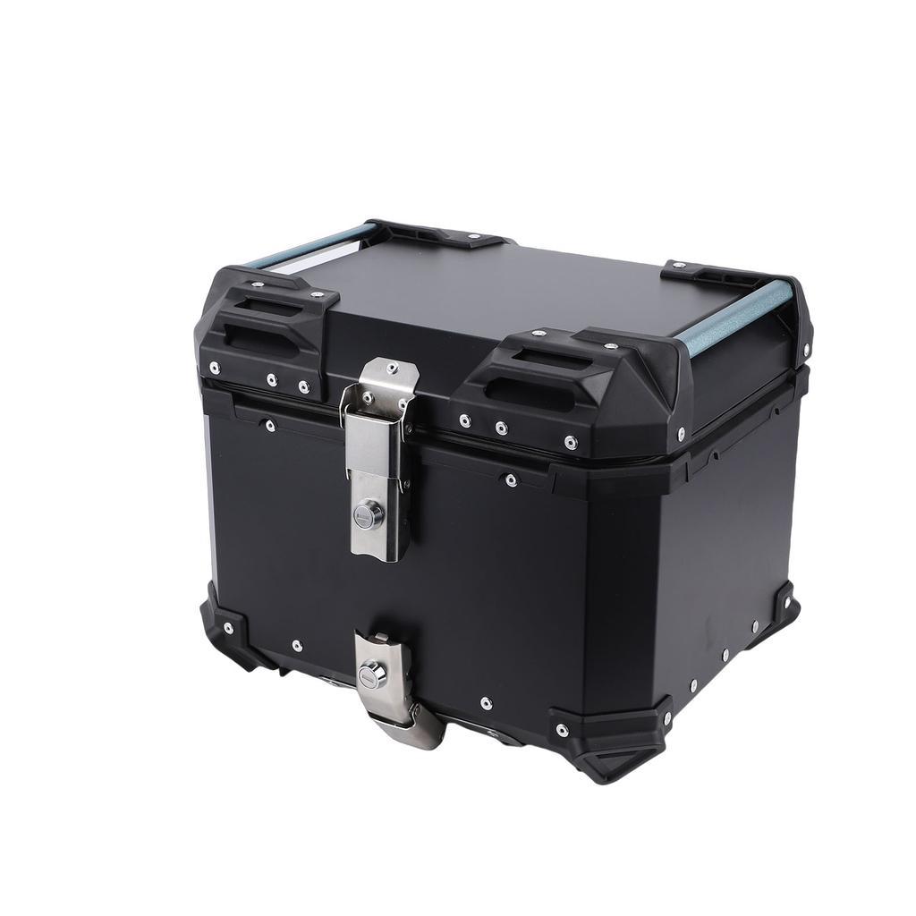Motorcycle Trunk Top Box Aluminum Alloy Large Capacity 36L Storage Carrier Case with Anti Theft Lock System