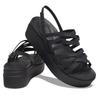Crocs Brooklyn Strappy Black Sandals Women's