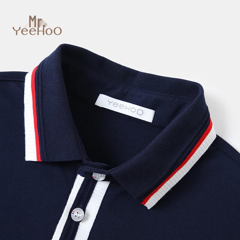 YEEHOO Boys' Short Sleeve Polo Shirt