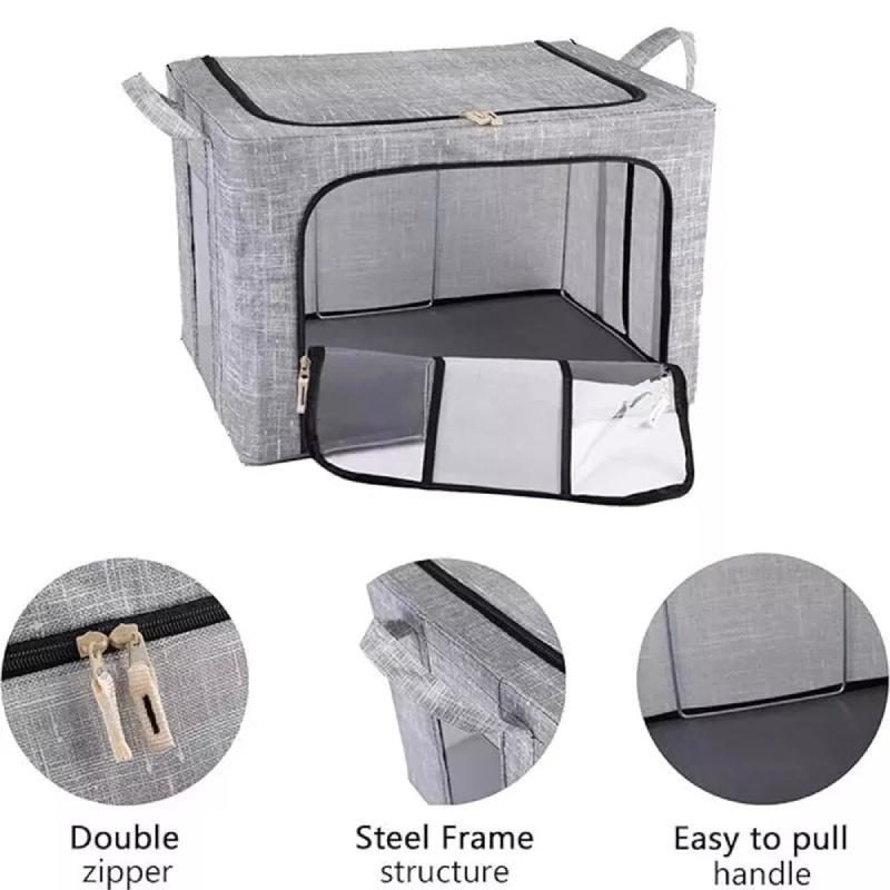 Stilvoller und langlebiger Stoffaufbewahrungskorb für Kleidung, Spielzeug und Haushaltsorganisation