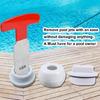 Pool Jet and Plugs Removal Tool Metal Construction for Long Use in Various Pool Environment