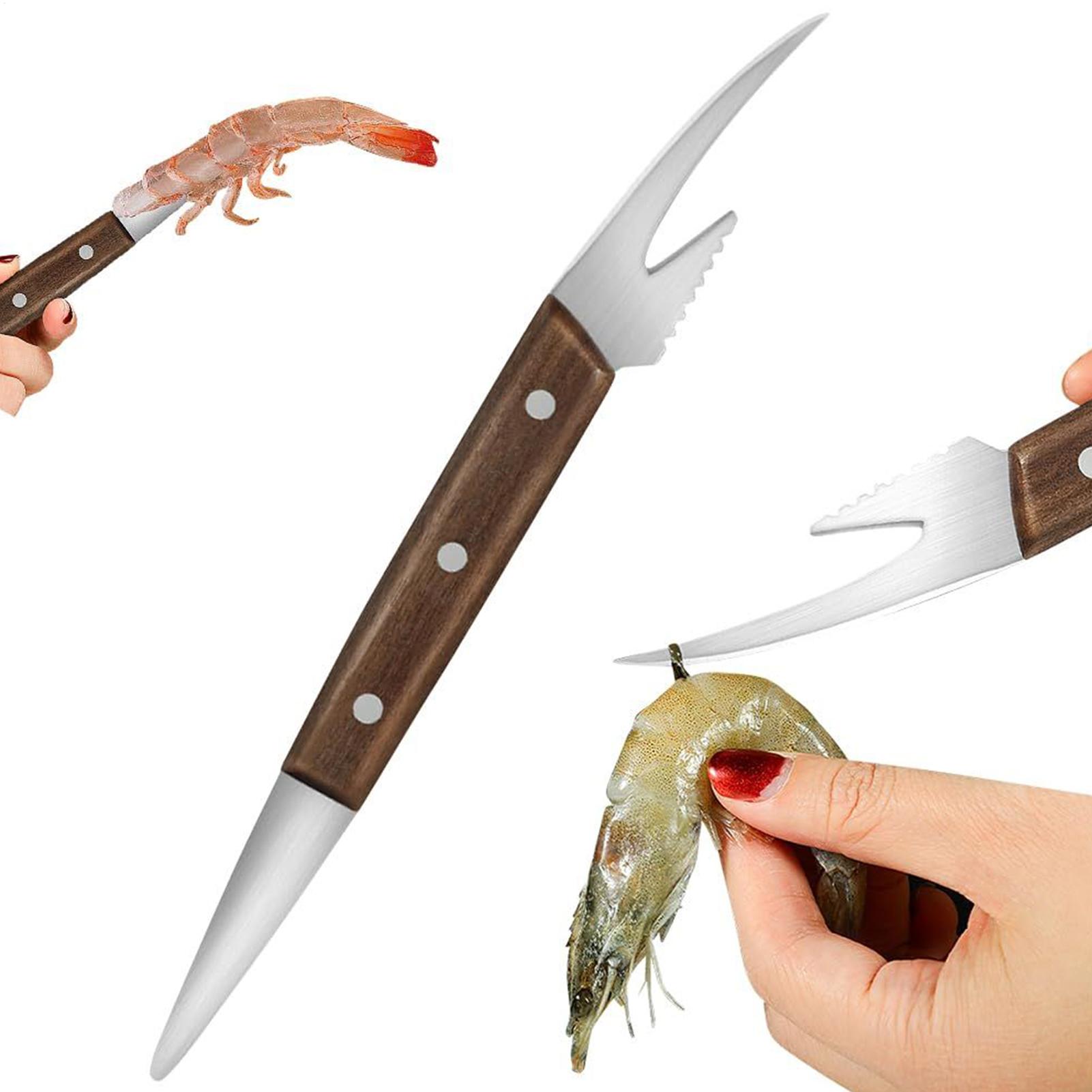 Peel Shrimp Tool Multi Functional Stainless Steel Shrimp Peeler Shrimp Line Cutting Scraping Digging Fish Scale Knife China Mainland