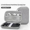 Shockproof Carrying Charging Adapter Case Hard Protective Pouch for M.2 Hard Drive Small Electronics Cable Accessories