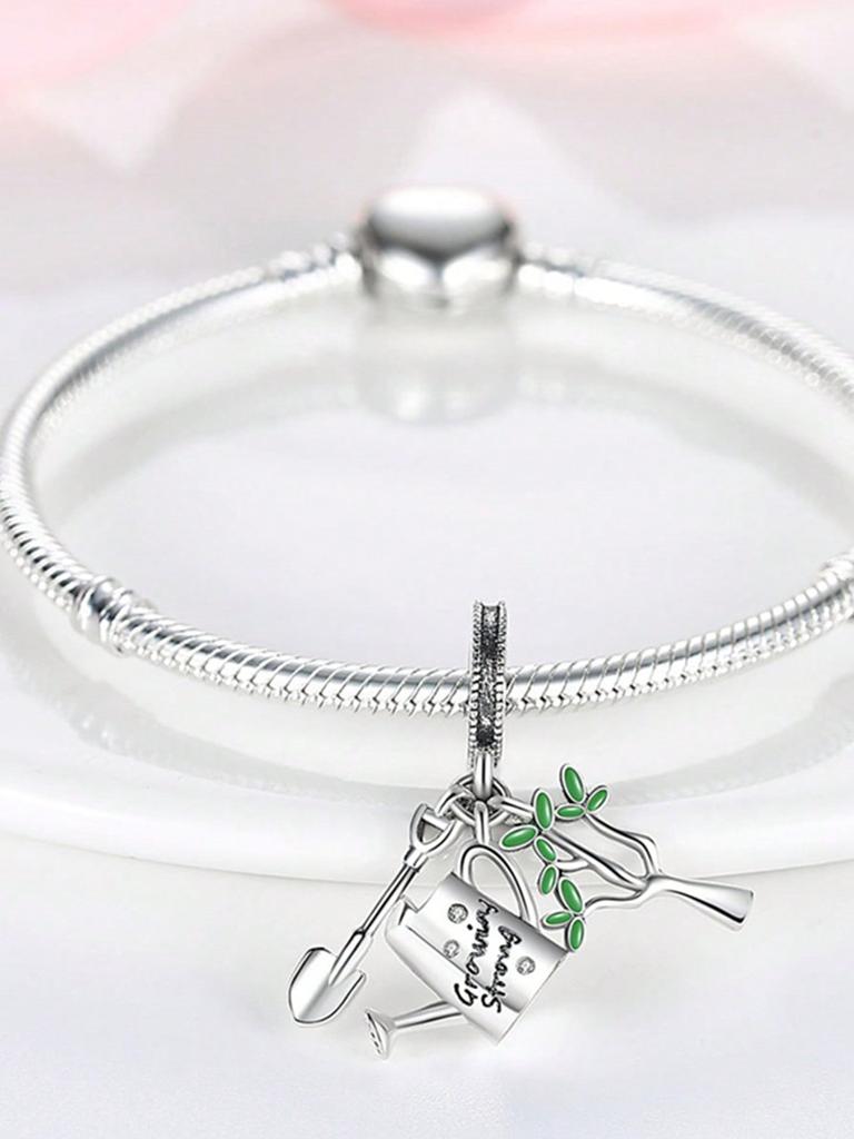 Charms Plata Copper Colors Coconut Tree Piggy Bank Beads Charm Pendant For Original Bracelet For Women Diy Jewelry Love Gift