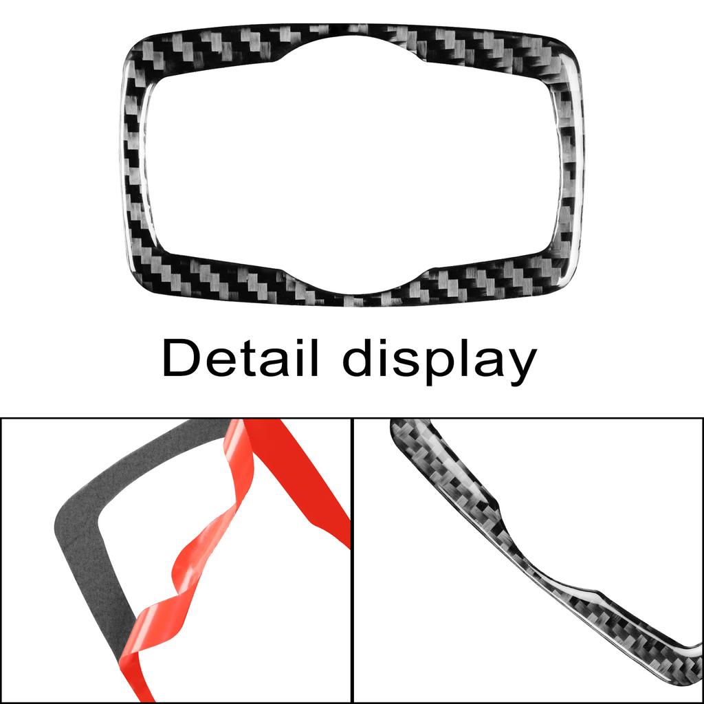 Auto Headlight Switch Stickers For 1 Series E81 E82 E87 E88 2008-2013 Carbon Fiber Interior Accessoire Voiture