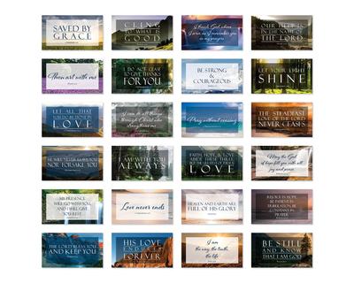 JBH Creations Share a Verse Bible Cards with Full Bible Pack of 48 -