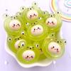 Resin Colorful Noctilucent Clear Candy Color Tiger Rabbit Cats Dog Flat back Cartoons Figurines 6PCS Scrapbooks DIY Decor Crafts