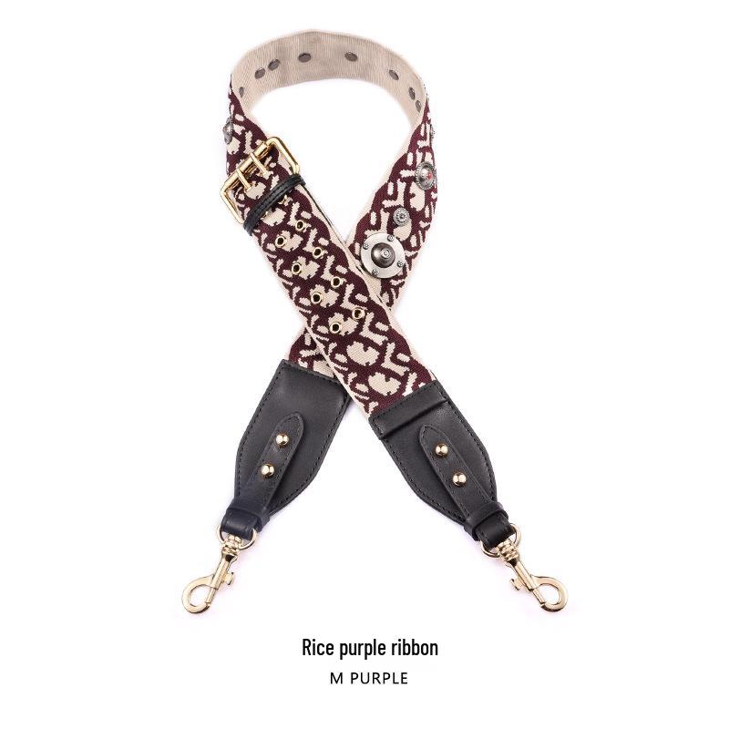 Ma Huang Shi Nastavitelný plátěný ramenní popruh crossbody taška doplněk - Podzimní/zimní kolekce, MHS-F-15