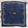 70cm Echarpe Pour Femmes Imprime Paisley Carre Echarpe Bandanna Printemps/été Imitation Soie Bandeau Cheveux Echarpe Doux Tache