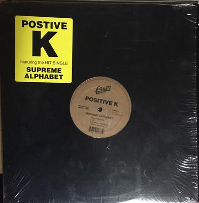 12palcová deska POSITIVE K - Supreme Alphabet POSK02V Creative Contro 2001 US Rap & Hip-Hop/R&B Použitá