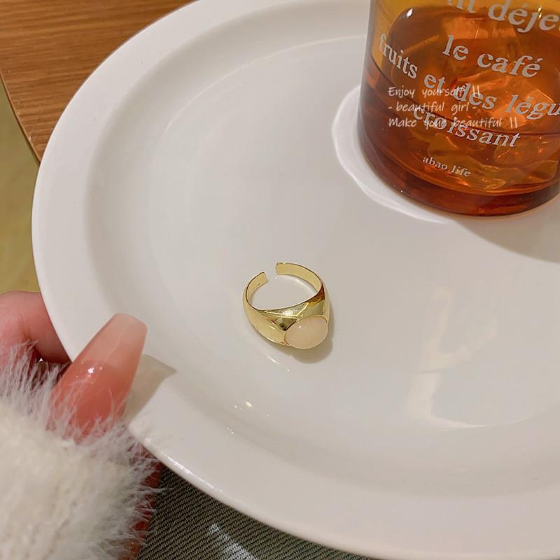 Inspired Fashionable Korean Zircon Ring Set With Multiple Color Options For Women Modern