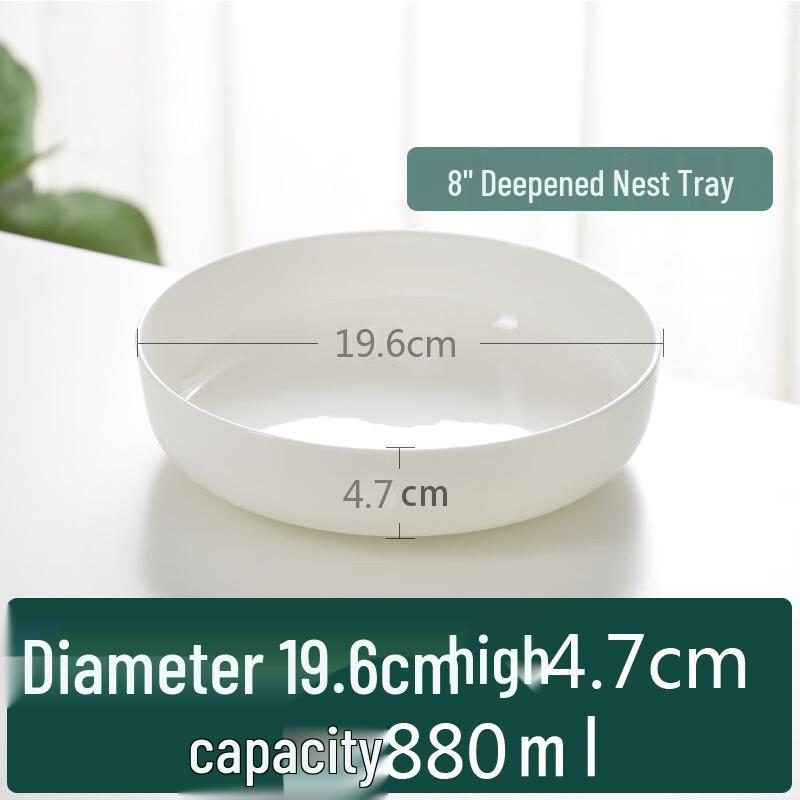 Qianxing Ceramic Deep Soup & Dinner Plates