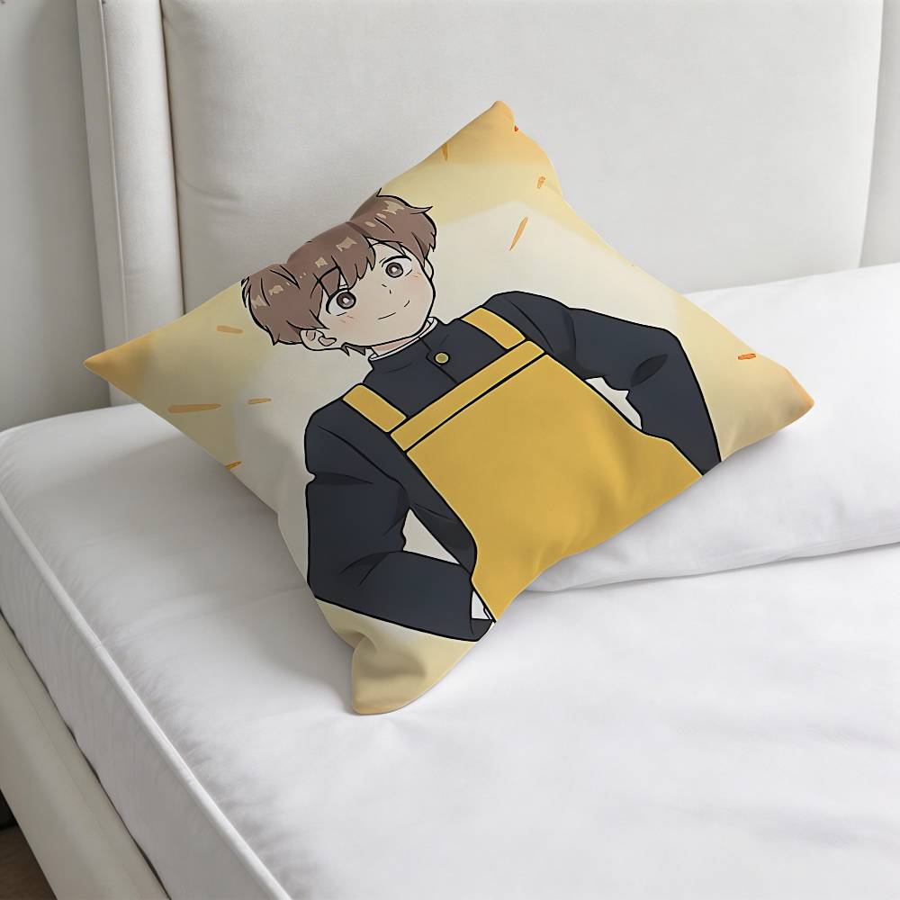 Go For It Nakamura Aiki Hirose Decorative Square Pillow Cover Modern Cushion Case for Living Room Bedroom