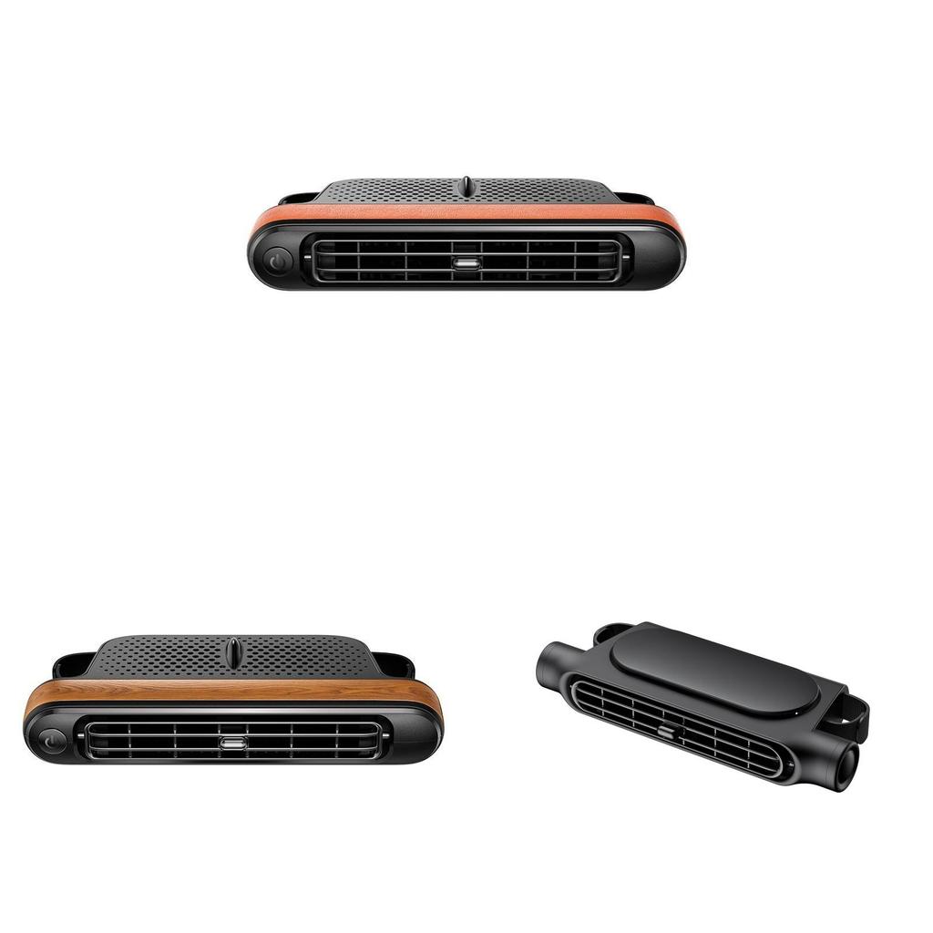 Auto-Ventilator USB-wiederaufladbar Dual-Turbo ABS-Kühlventilator für Komfort auf dem Rücksitz