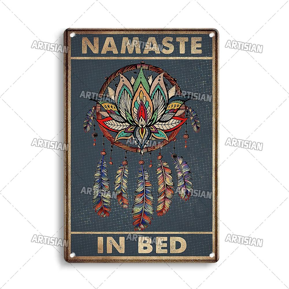 Artisian Native Girl Metal Sign Native American Tin Poster INDIAN Decorative Plate Wall Decor Garage Bar Pub Club Hotel Cafe