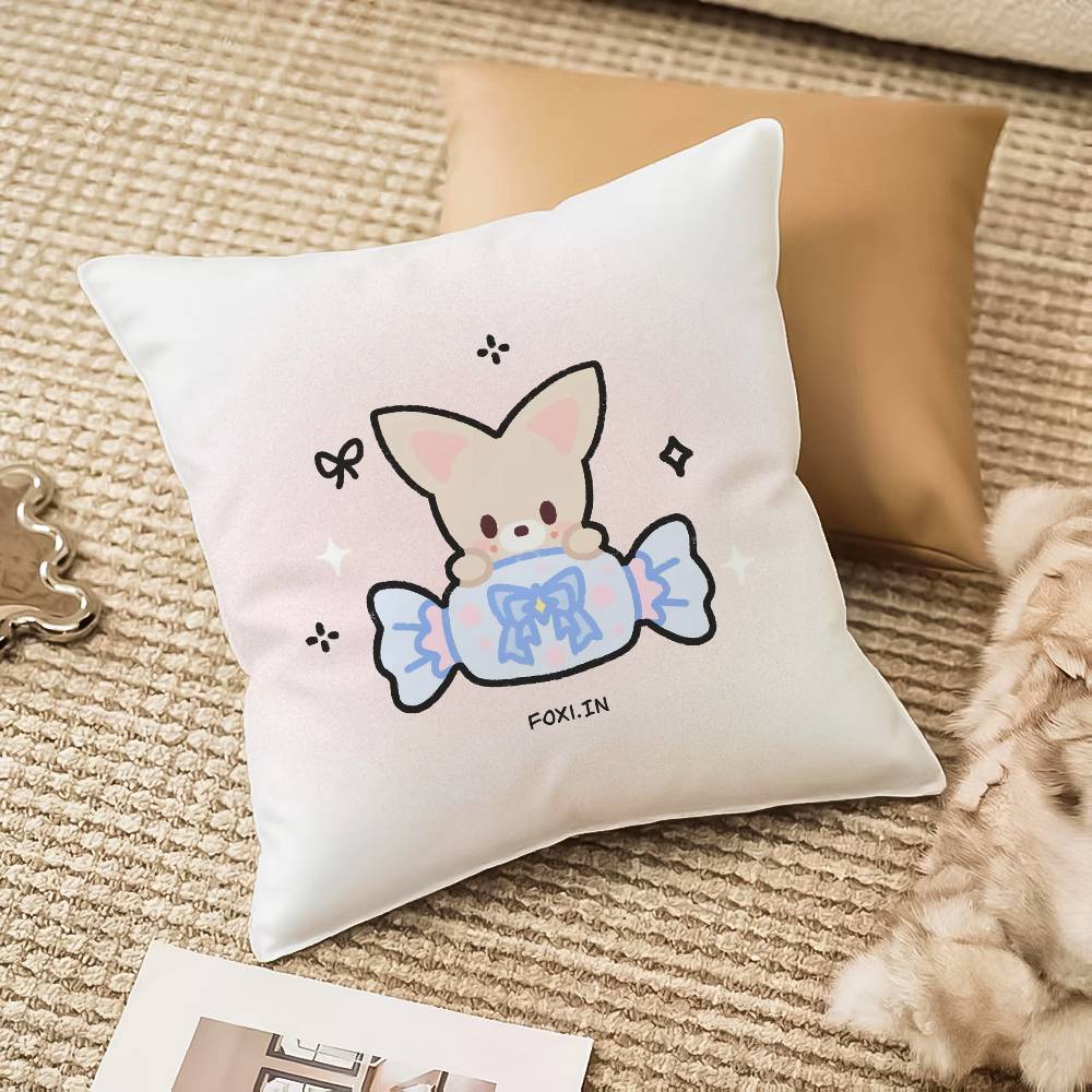 Милая Мультяшная Наволочка S-Strays K-Kids Противопылевой Клещ Невидимая Молния Диван-Кровать 12x12Inch