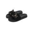 Fashion Big Size 34-43 Women Flat Heels Sandals Comfy Slip On Slides Woman Slippers Outside Rubber Flip Flops Femme Shoes Clogs Summer