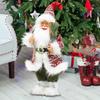Santa Claus Figurines Santa Claus Christmas Statue Holiday Table Centerpieces For Celebration Party Fireplace Dining Table