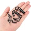 6Pcs Fishing Poles Eyelets Repair Set Stainless Steel Rod Tip Repair Rings Replacement Fishing Top Rod Guide Ceramic Rings