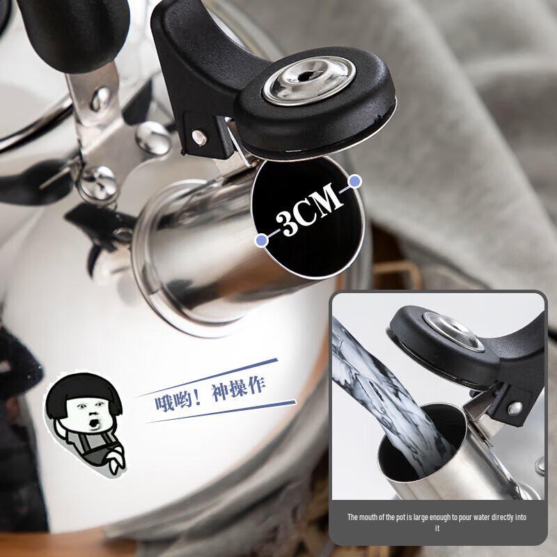 Meichu Lechao 4L Stainless Steel Kettle