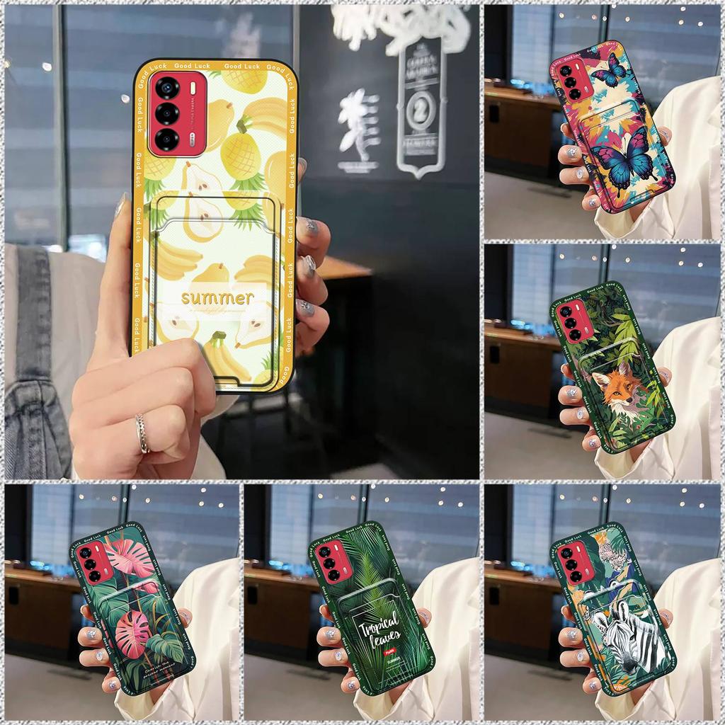 Graffiti Fashion Design Phone Case For ZTE Blade V40 Vita/A72 Anti-dust Waterproof Card Bag Full Wrap Dirt-resistant TPU