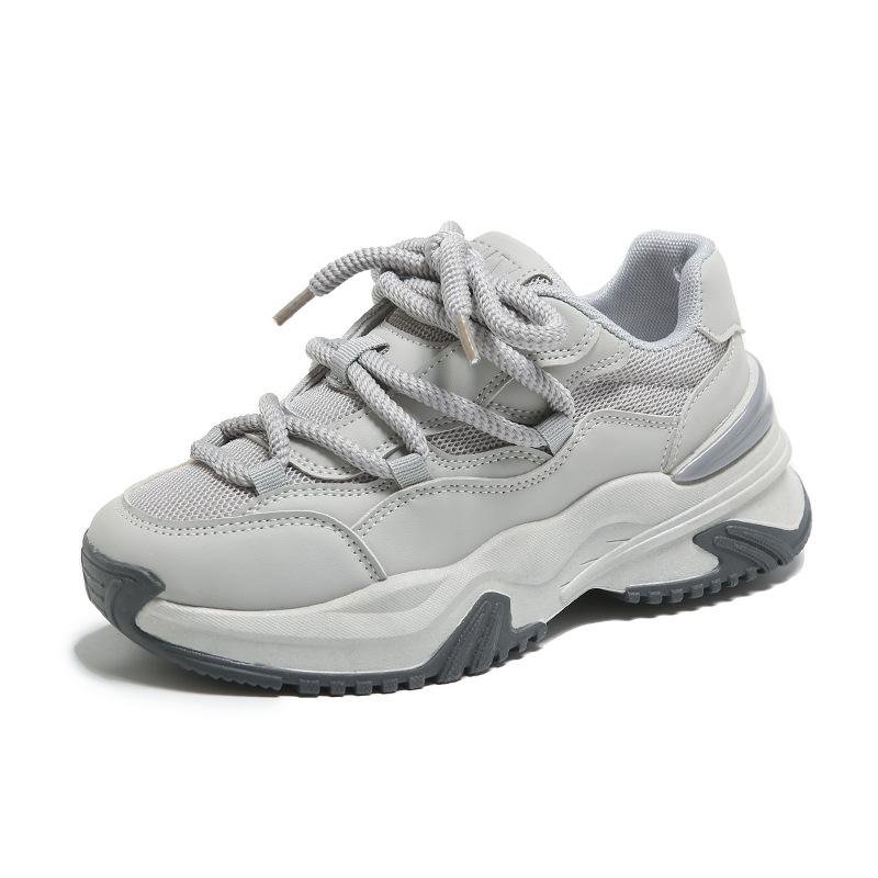Dad Shoes Women's Thick Bottom Spring and Autumn New Height Increasing Breathable Stylish and Lightweight Comfort and Casual Sneaker