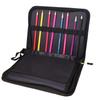 Large Capacity Zippered Slots Organizer Sketching Pencil Bag  Art Markers Brush