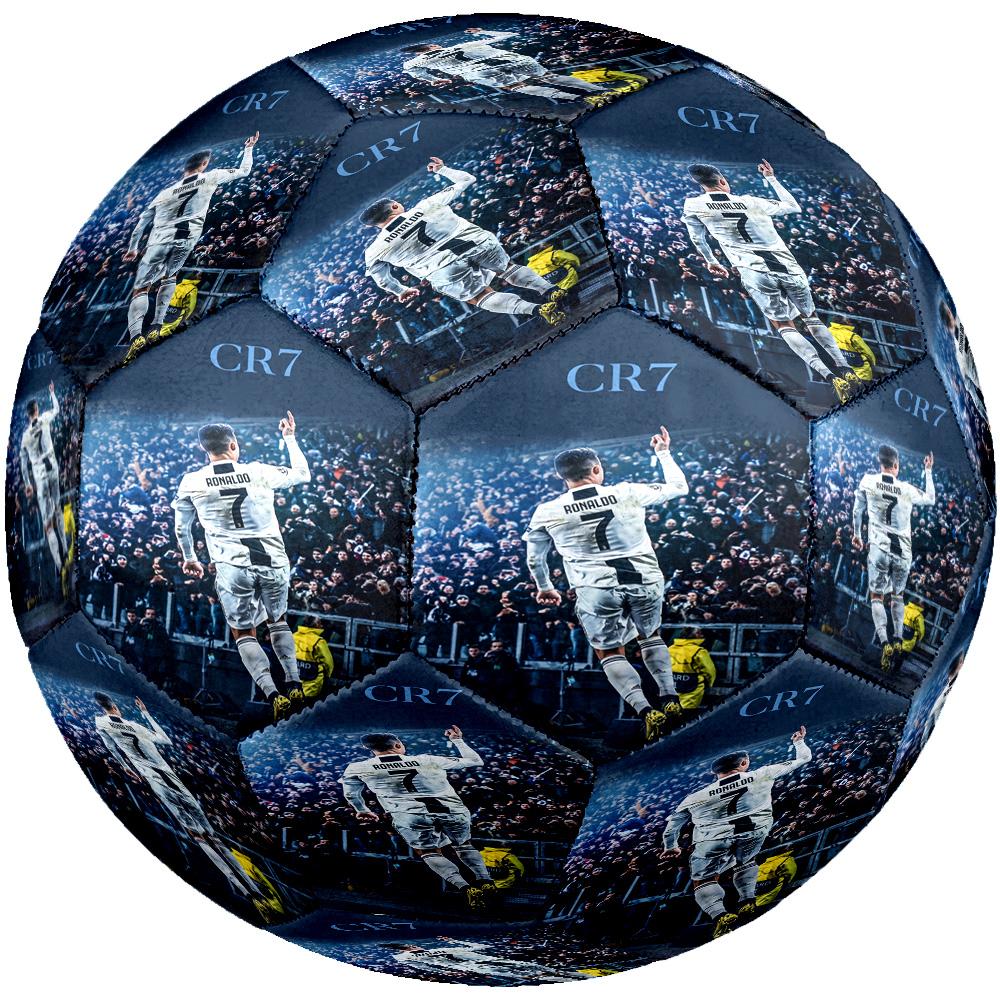 Ronaldo's Legendary Achievement Soccer Ball Size 5 Football Machine Sewn Indoor/Outdoor Universal Football Perfect Gift for Sports Enthusiasts