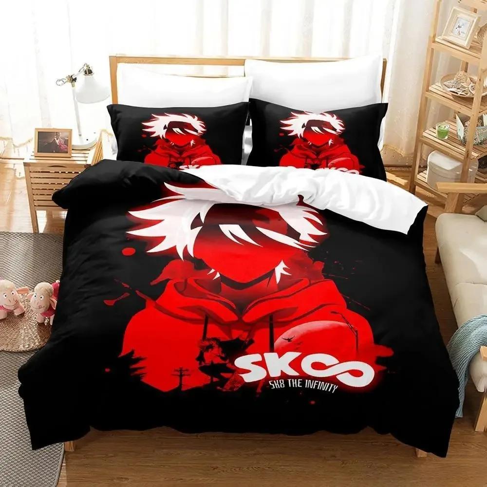 New SK8 the Infinity Beding Set Single Twin Ful Quen King-Sized Dimensionsd Dimensions Bed Linen Set Adult People Kid Bedrom Duvet cover Sets Anime