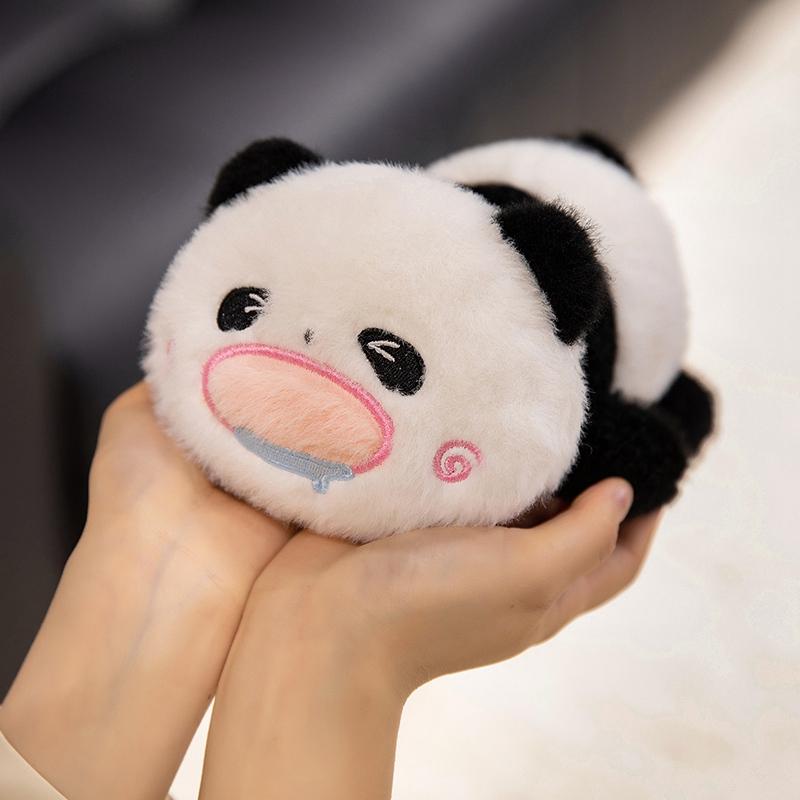 18/26CM Cartone Animato Maiale Gatto Orso Panda Peluche Bambola Carina Animale Bocca Grande Cuscino Bambola Morbida Imbottita Simpatici Regali di Compleanno