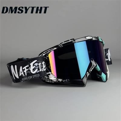 Non-polarized Motorcycle Goggles for Men Women Motocross Glasses Safety Protective Night Vision Helmet Goggles Vintage Driving Eyeglasses