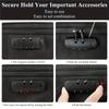 Combination Lock Smell Isolation Case Carbon Lined Travel Medicine Box  Camping