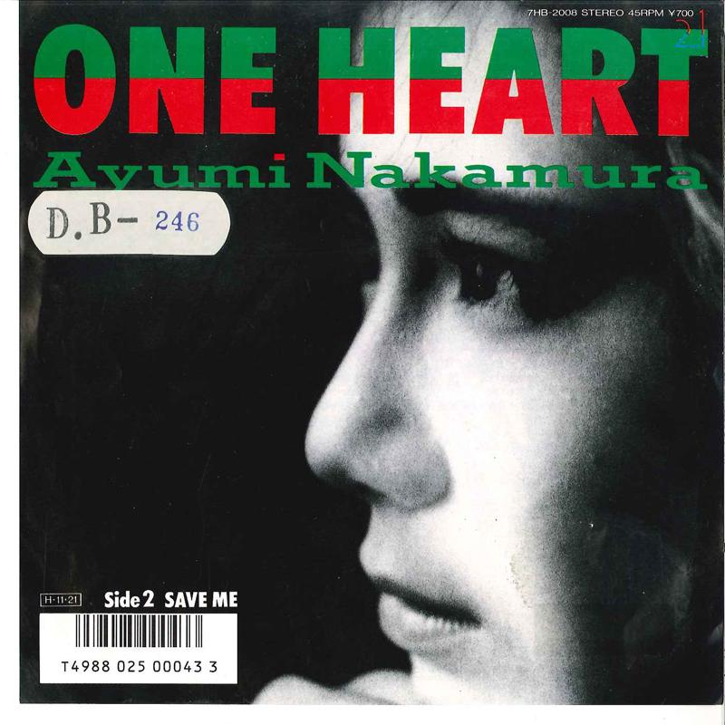 

7inch Record AYUMI NAKAMURA - One Heart / Save Me 7HB2008 HUMMING BIRD 1986 Japan Japanese Pop/Rock