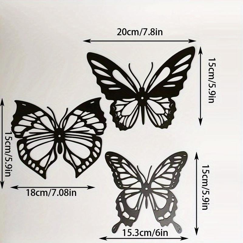 1pc metal butterfly hollow wall decorations creative home iron decorations iron butterfly hollow wall hangings motorcycle garage