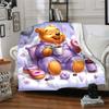 Piglet'S Sweet Dreams Flannel Blanket Super Soft Warm Cozy Blanket For Sofa Bed Office Travel Allseason Home Decor Gift