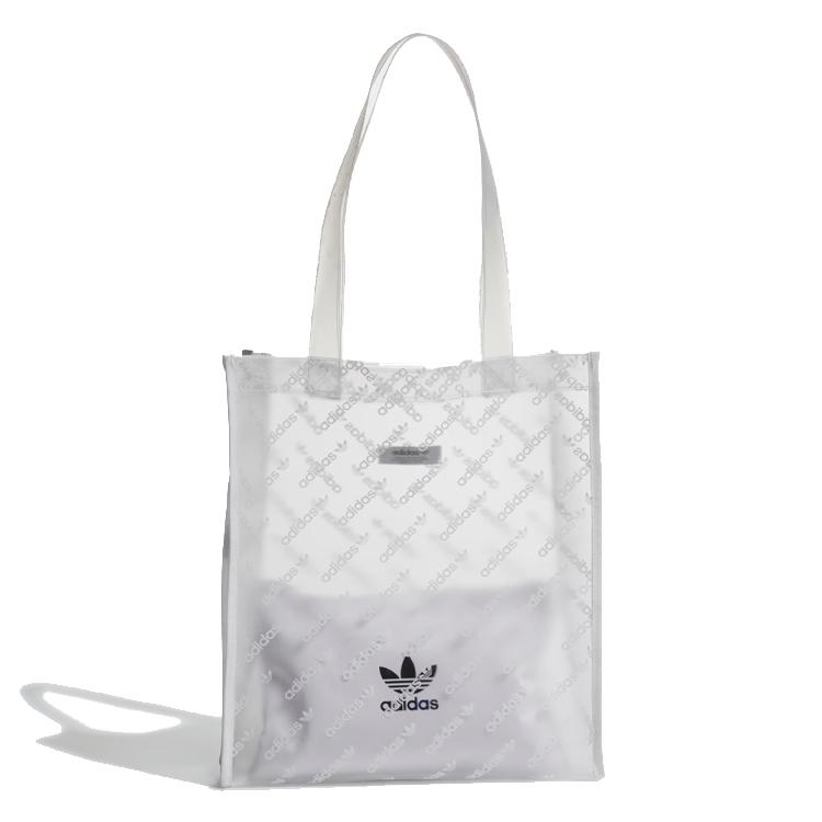 New Adidas Originals TPU Tote Bag Shopping Bag Shoulder Bag Handbag Unisex White HS5005
