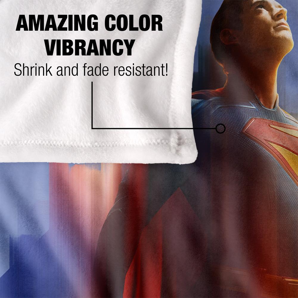 Superman Lookup Silky Shield Supersoft Blanket